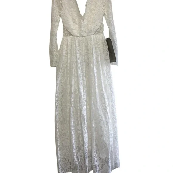 velvet dress lace sleeves LACE AND VELVET MIDI DRESS – PatBO main image 0